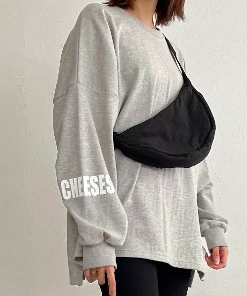 ISOOK(アイスー)の「【ZOZO限定】Back print loose tops / バックプリントルーズトップス(Tシャツ/カットソー・レディース・グレー/ブラック・FREE)」の19枚目の写真