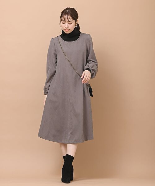 rps（アールピーエス）の「リブタートルニットプルオーバー（ニット/セーター・レディース・オフホワイト/杢グレー/ブラック/アイボリー/ベージュ/パープル・M/L）」の15枚目の写真