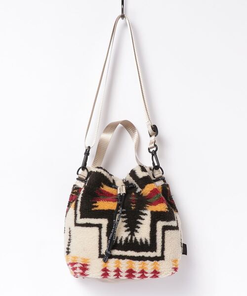 PENDLETON(ペンドルトン)の「ボア ドロー ポーチ(ショルダーバッグ・メンズ・オフホワイト/キャメル/ブラック・ONESIZE)」の15枚目の写真