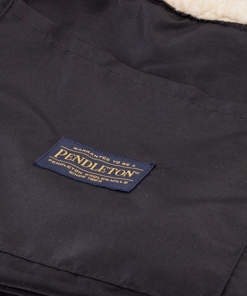 PENDLETON(ペンドルトン)の「ボア ドロー ポーチ(ショルダーバッグ・メンズ・オフホワイト/キャメル/ブラック・ONESIZE)」の22枚目の写真