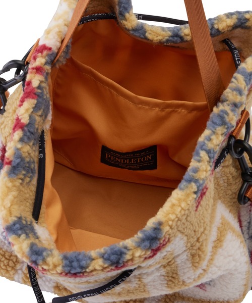PENDLETON(ペンドルトン)の「ボア ドロー ポーチ(ショルダーバッグ・メンズ・オフホワイト/キャメル/ブラック・ONESIZE)」の17枚目の写真
