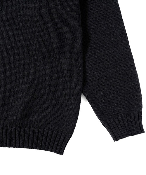 MFC STORE(エムエフシーストア)の「MFC STORE M$ DICE FLAME EMBROIDERY CREW KNIT(ニット/セーター・メンズ・ブラック・M/L/XL/XXL)」の9枚目の写真