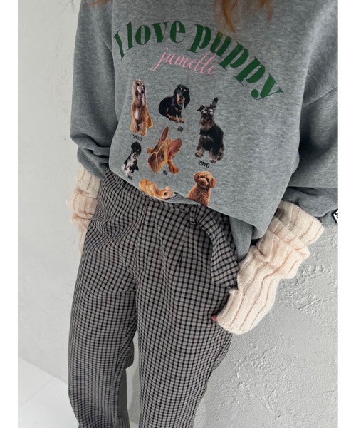 JUMELLE（ジュメロ）の「リブアームウォーマー（アームカバー・レディース・アイボリー/ピンク・FREE）」の15枚目の写真