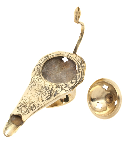 チャイハネ】真鍮ランプ香立て Lサイズ（ルームフレグランス/お香