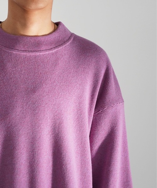 O(オー)の「reverve Wool Sweat Crewneck(ニット/セーター・メンズ・ブラック/ライトパープル・FREE)」の9枚目の写真