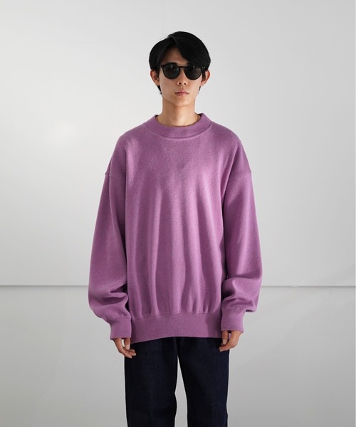 O(オー)の「reverve Wool Sweat Crewneck(ニット/セーター・メンズ・ブラック/ライトパープル・FREE)」の13枚目の写真