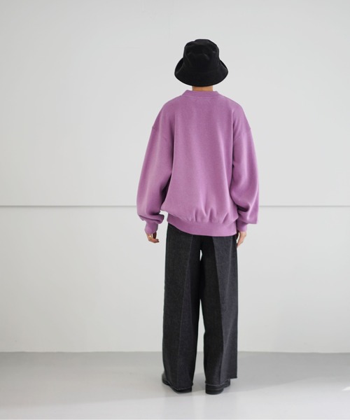 O(オー)の「reverve Wool Sweat Crewneck(ニット/セーター・メンズ・ブラック/ライトパープル・FREE)」の12枚目の写真
