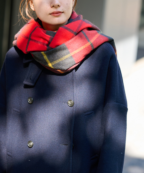 セール】【Johnstons/ジョンストンズ】 チェックストール（ストール