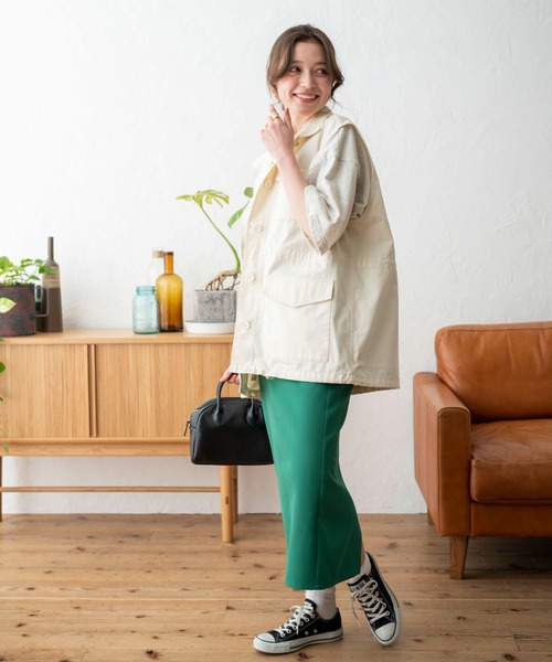 WEGO(ウィゴー)の「WEGO/スタンドネックミリタリーベスト(ベスト・レディース・カーキ/ブラック/ピンク/オフホワイト/グリーン・FREE)」の16枚目の写真