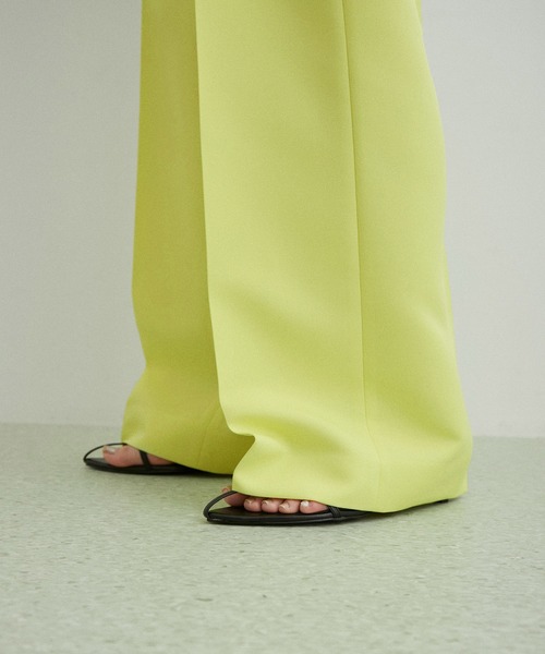 ADAM ET ROPE'(アダムエロペ)の「【サステナブル】ワイドスラックス(スラックス・レディース・ブラック/ベージュ/イエロー系その他2・34/36/38)」の7枚目の写真