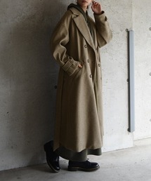 and it_ | ニットモッサボリュームスリーブコート(トレンチコート)