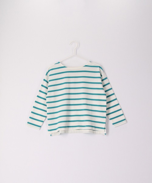 ROPE' PICNIC（ロペピクニック）の「【KIDS】リンクコーデ/UNISEXフレンチボーダートップス（Tシャツ/カットソー・キッズ・ブルー系その他4/ホワイト系その他5/ピンク・110/120/130/140/150）」の7枚目の写真