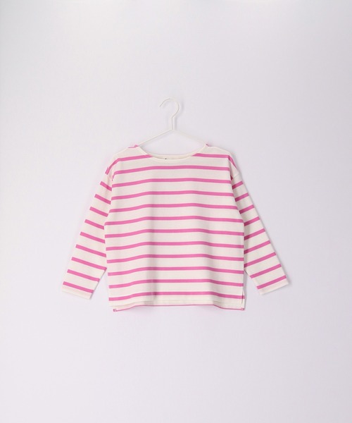ROPE' PICNIC（ロペピクニック）の「【KIDS】リンクコーデ/UNISEXフレンチボーダートップス（Tシャツ/カットソー・キッズ・ブルー系その他4/ホワイト系その他5/ピンク・110/120/130/140/150）」の14枚目の写真