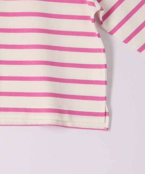 ROPE' PICNIC（ロペピクニック）の「【KIDS】リンクコーデ/UNISEXフレンチボーダートップス（Tシャツ/カットソー・キッズ・ブルー系その他4/ホワイト系その他5/ピンク・110/120/130/140/150）」の12枚目の写真