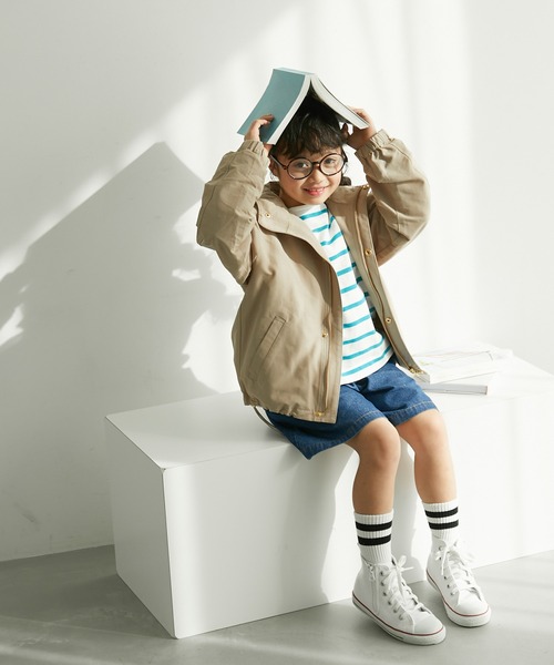 ROPE' PICNIC（ロペピクニック）の「【KIDS】リンクコーデ/UNISEXフレンチボーダートップス（Tシャツ/カットソー・キッズ・ブルー系その他4/ホワイト系その他5/ピンク・110/120/130/140/150）」の16枚目の写真