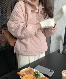 ハーフジップキルトプルオーバー (AW)