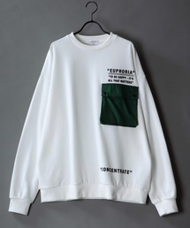 oversize BIG pocket sweat shirt/オーバーサイズ BIG ポケット スウェット シャツ/トレーナー