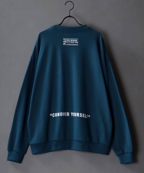 SITRY(シトリー)の「oversize BIG pocket sweat shirt/オーバーサイズ BIG ポケット スウェット シャツ/トレーナー(スウェット・メンズ・ブラック/オフホワイト/ブルーグレー・M/L)」の14枚目の写真