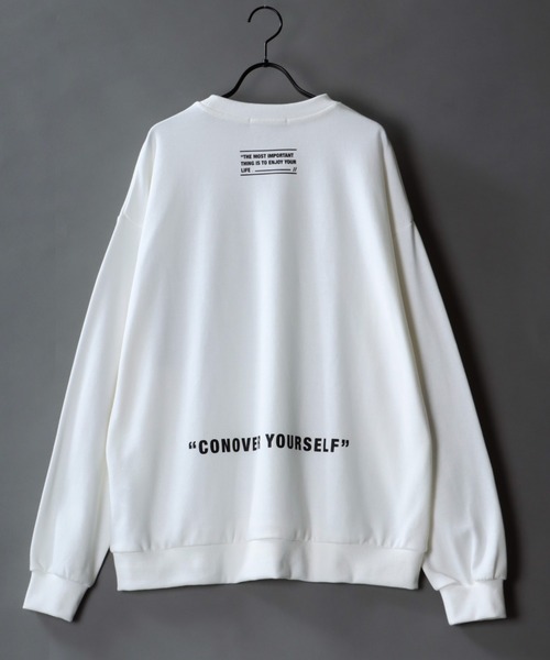 SITRY(シトリー)の「oversize BIG pocket sweat shirt/オーバーサイズ BIG ポケット スウェット シャツ/トレーナー(スウェット・メンズ・ブラック/オフホワイト/ブルーグレー・M/L)」の12枚目の写真