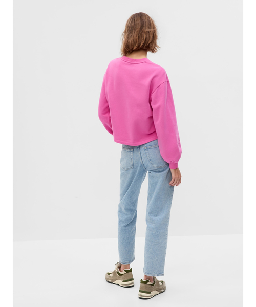 GAP（ギャップ）の「Gapロゴ クロップドスウェット・トレーナー