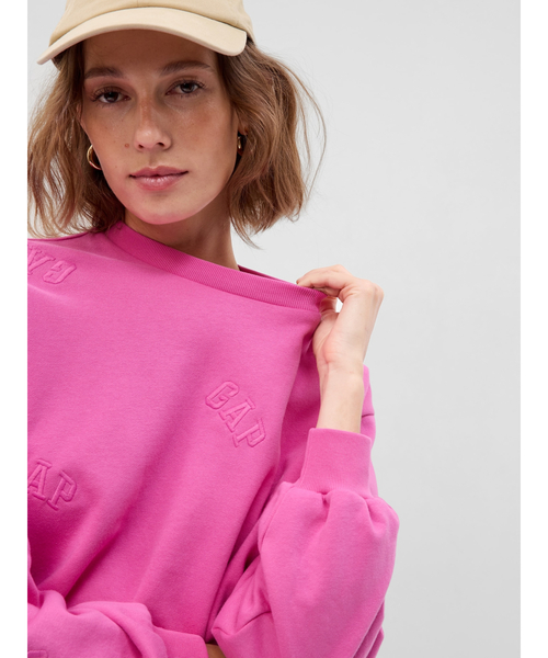 GAP（ギャップ）の「Gapロゴ クロップドスウェット・トレーナー