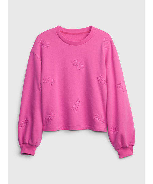 GAP（ギャップ）の「Gapロゴ クロップドスウェット・トレーナー