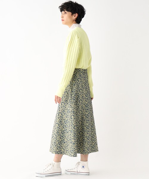 OPAQUE.CLIP（オペークドットクリップ）の「◆ケーブルミドルゲージ プルオーバーニット（ニット/セーター・レディース・オフホワイト/レモンイエロー/ベビーピンク/ライトブルー・38/36）」の17枚目の写真