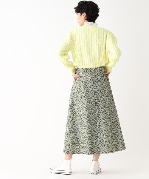 OPAQUE.CLIP（オペークドットクリップ）の「◆ケーブルミドルゲージ プルオーバーニット（ニット/セーター・レディース・オフホワイト/レモンイエロー/ベビーピンク/ライトブルー・38/36）」の18枚目の写真