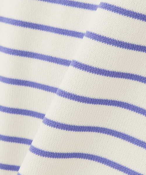 NATURAL BEAUTY BASIC（ナチュラルビューティーベーシック）の「クロップドボーダーニット（ニット/セーター・レディース・ホワイト系その他/ブラック系その他/パープル系その他・FREE）」の18枚目の写真