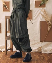 《ユニセックスアイテム》【FACT FASHION】ハイパーウォータープルーフタフタ2WAYプライムワイドカーゴパンツ【MAISON SPECIAL/メゾンスペシャル】■セットアップ対応■