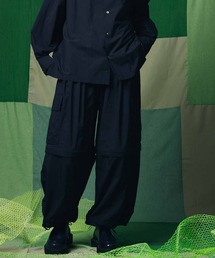 MAISON SPECIAL | 《ユニセックスアイテム》【FACT FASHION】ハイパーウォータープルーフタフタ2WAYプライムワイドカーゴパンツ【MAISON SPECIAL/メゾンスペシャル】■セットアップ対応■(カーゴパンツ)