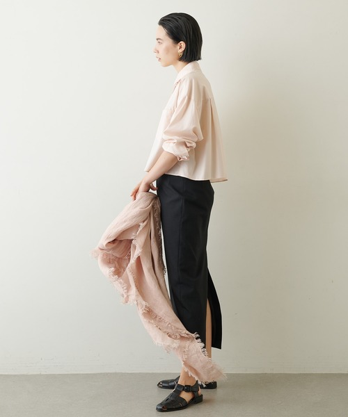 Whim Gazette（ウィムガゼット）の「ウォッシュクロップドシャツ