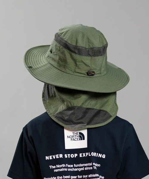 THE NORTH FACE（ザノースフェイス）の「THE NORTH FACE/ザ・ノース・フェイス キッズ ハット NNJ02316（ハット・キッズ・ネイビー/カーキ/ピンク/アーミー/バイオレット・M/L/S）」の8枚目の写真