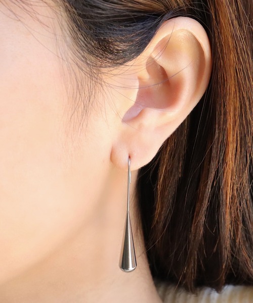 blackdia ocean(ブラックダイヤオーシャン)の「blackdia ocean ロングドロップピアス(ピアス(両耳用)・レディース・シルバー/ゴールド・FREE)」の10枚目の写真