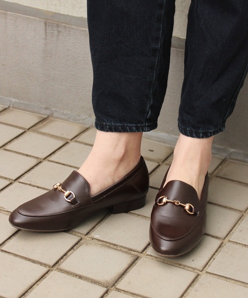 EVOL（イーボル）の「EVOL / ビットローファー / IN9072（ローファー・レディース・ブラック/ブラウン系その他/ブラウン/ホワイト系その他/アイボリー/ブラック系その他・23.0cm/23.5cm/24.0cm/24.5cm）」の9枚目の写真