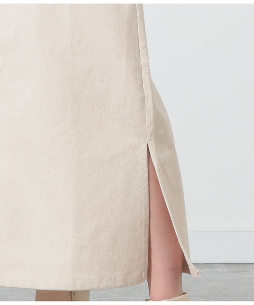 Settimissimo（セッティミッシモ）の「サイドスリットカツラギジャンパースカート（ジャンパースカート・レディース・ブラック/キナリ・FREE）」の10枚目の写真