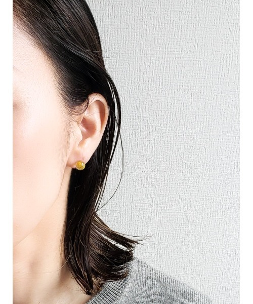 tone（トーン）の「【Tresor】ミモザ　淡水パール　イヤリング(MA)（イヤリング・レディース・その他2/その他3/その他1/イエロー/その他4・FREE）」の17枚目の写真