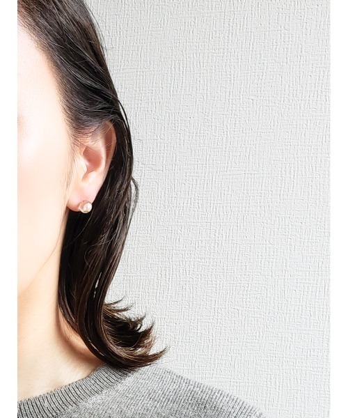 tone（トーン）の「【Tresor】ミモザ　淡水パール　イヤリング(MA)（イヤリング・レディース・その他2/その他3/その他1/イエロー/その他4・FREE）」の18枚目の写真