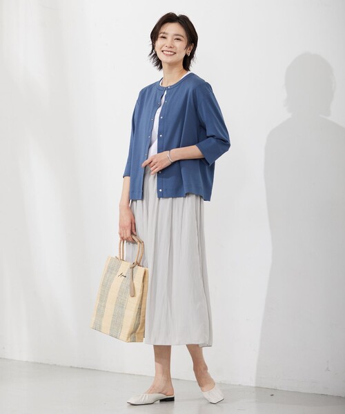 J.PRESS(ジェイプレス)の「バック フォト Tシャツ(Tシャツ/カットソー・レディース・ベージュ系/ホワイト系/ピンク系/ライトグリーン系・LARGE/MEDIUM)」の13枚目の写真