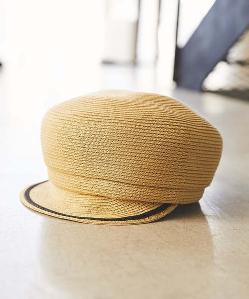 Andemiu（アンデミュウ）の「ブレードマリンキャスケット180541（キャスケット・レディース・ベージュ/ブラック・FREE）」の2枚目の写真