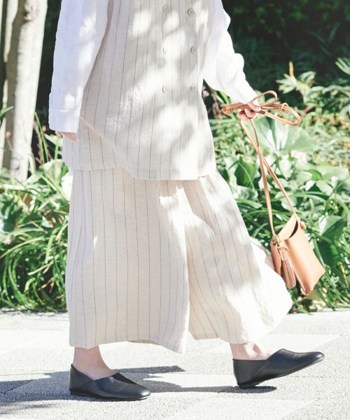 studio CLIP（スタディオクリップ）の「アソートタックスカーチョ（その他パンツ・レディース・イエロー/ブルー/スモーク/アイボリー・LARGE/ﾌﾘｰ(L)/PF/MEDIUM）」の2枚目の写真