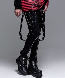 スカートサスペンダー付きボンテージスキニーパンツ スカートサスペンダー付きボンテージスキニーパンツ CIVARIZE