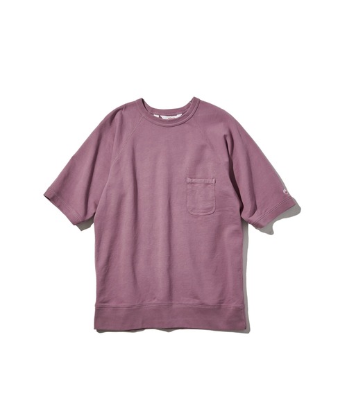 Battenwear（バテンウエア）の「【Battenwear/バテンウェア】米国製 半袖スウェット/ S/S REACH-UP SWEATSHIRT（スウェット・メンズ・ダークネイビー/オリーブドラブ/サックスブルー/ラベンダー/モカ・X-LARGE/LARGE/MEDIUM）」の5枚目の写真