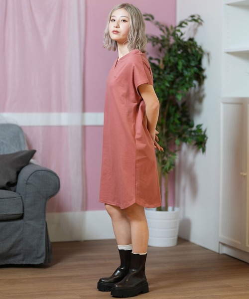 RIKKA FEMME(リッカファム)の「RIKKA FEMME/リッカファム ワンピース BY23SS06(ワンピース・レディース・カーキ/ブラック/ピンク/ベージュ・M/L/S/M)」の13枚目の写真