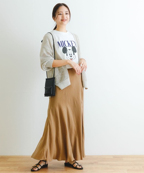 URBAN RESEARCH(アーバンリサーチ)の「透かし柄ガウンカーディガン(カーディガン/ボレロ・レディース・チャコールグレー/アイボリー/ライトカーキ・FREE)」の14枚目の写真