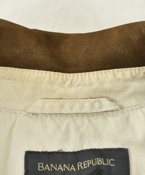 Banana Republic（バナナリパブリック）の「【ヴィンテージ古着】90～00s BANANA REPUBLIC/バナナリパブリック ファティーグジャケット（ブルゾン・メンズ・ホワイト・SMALL）」の3枚目の写真