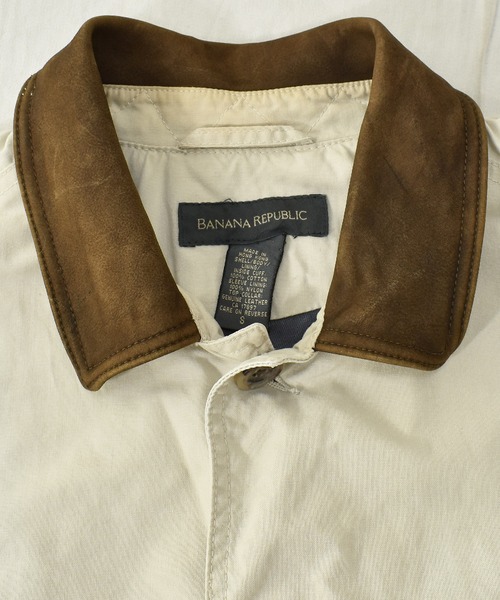 Banana Republic（バナナリパブリック）の「【ヴィンテージ古着】90～00s BANANA REPUBLIC/バナナリパブリック ファティーグジャケット（ブルゾン・メンズ・ホワイト・SMALL）」の4枚目の写真
