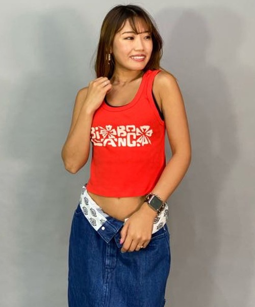 BILLABONG（ビラボン）の「BILLABONG/ビラボン タンクトップ BD013-388（タンクトップ・レディース・レッド/ホワイト/ブラック・M/L）」の3枚目の写真