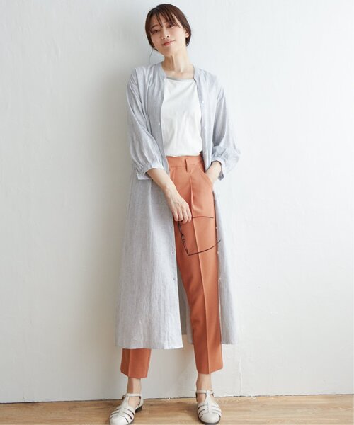 ikka（イッカ）の「レーヨン麻2WAYワンピース（ワンピース・レディース・オリーブ/ブラック/その他2・L/M）」の6枚目の写真