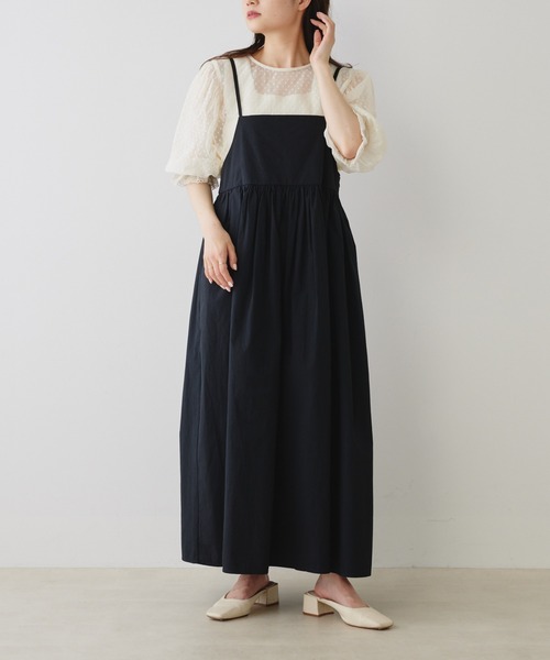 PUAL CE CIN（ピュアルセシン）の「水玉インドレースブラウス（シャツ/ブラウス・レディース・ブラック/オフホワイト・FREE）」の14枚目の写真